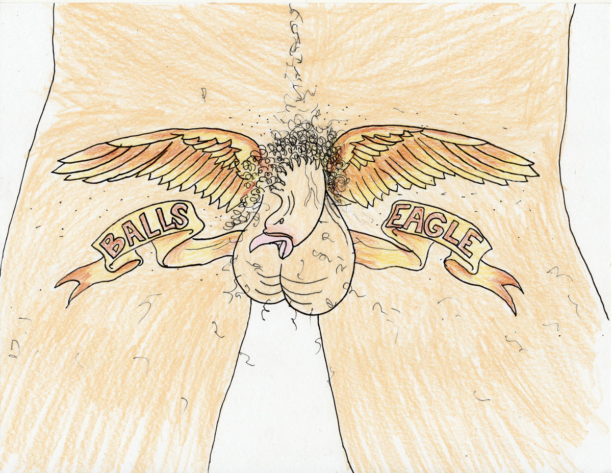 BALLS EAGLE TATTOO CONCEPT