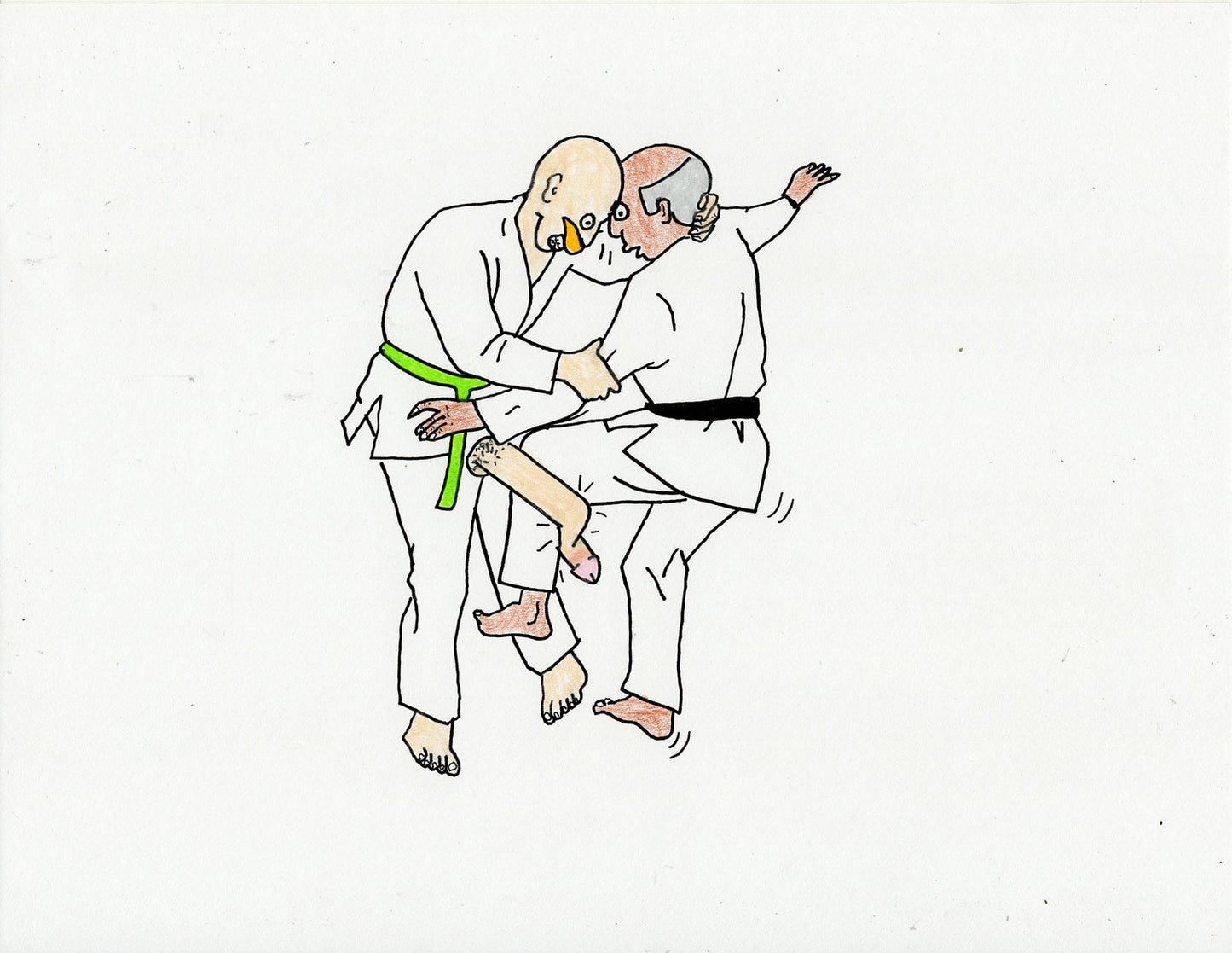 MARTIAL ARTS (2 ORIGINAL DRAWINGS)