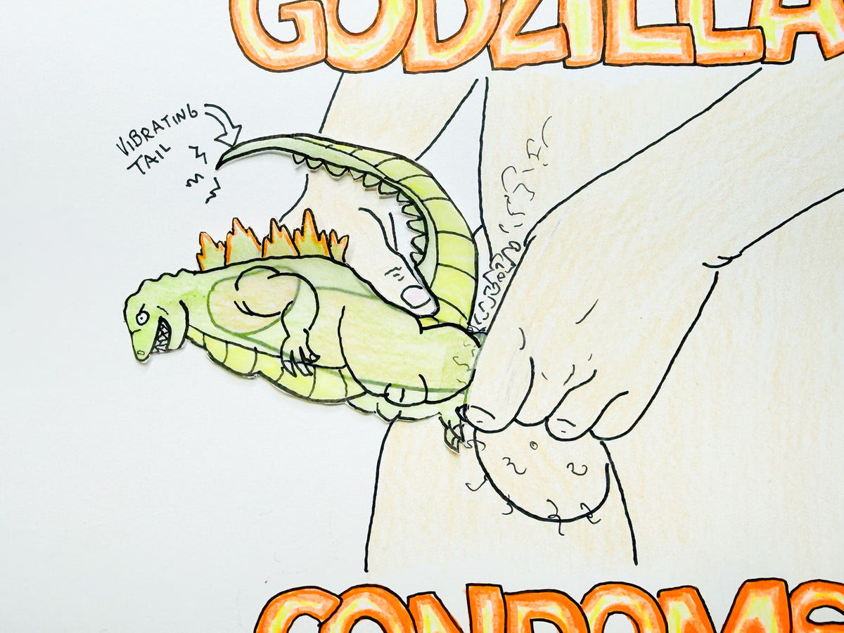 GODZILLA CONDOMS AD CONCEPT