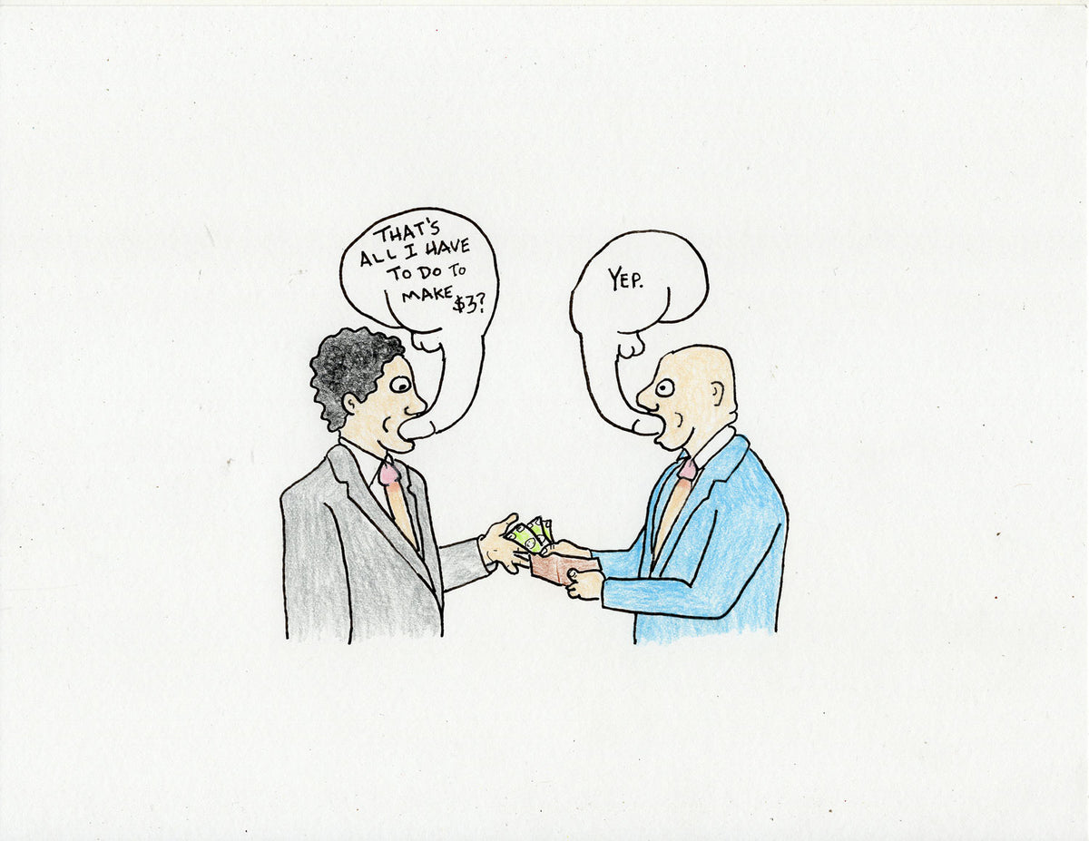 BUSINESS DUDES SPEECH BUBBLES (2 DRAWINGS)
