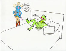 Load image into Gallery viewer, KERMITS DATING HISTORY (22 ORIGINAL DRAWINGS)