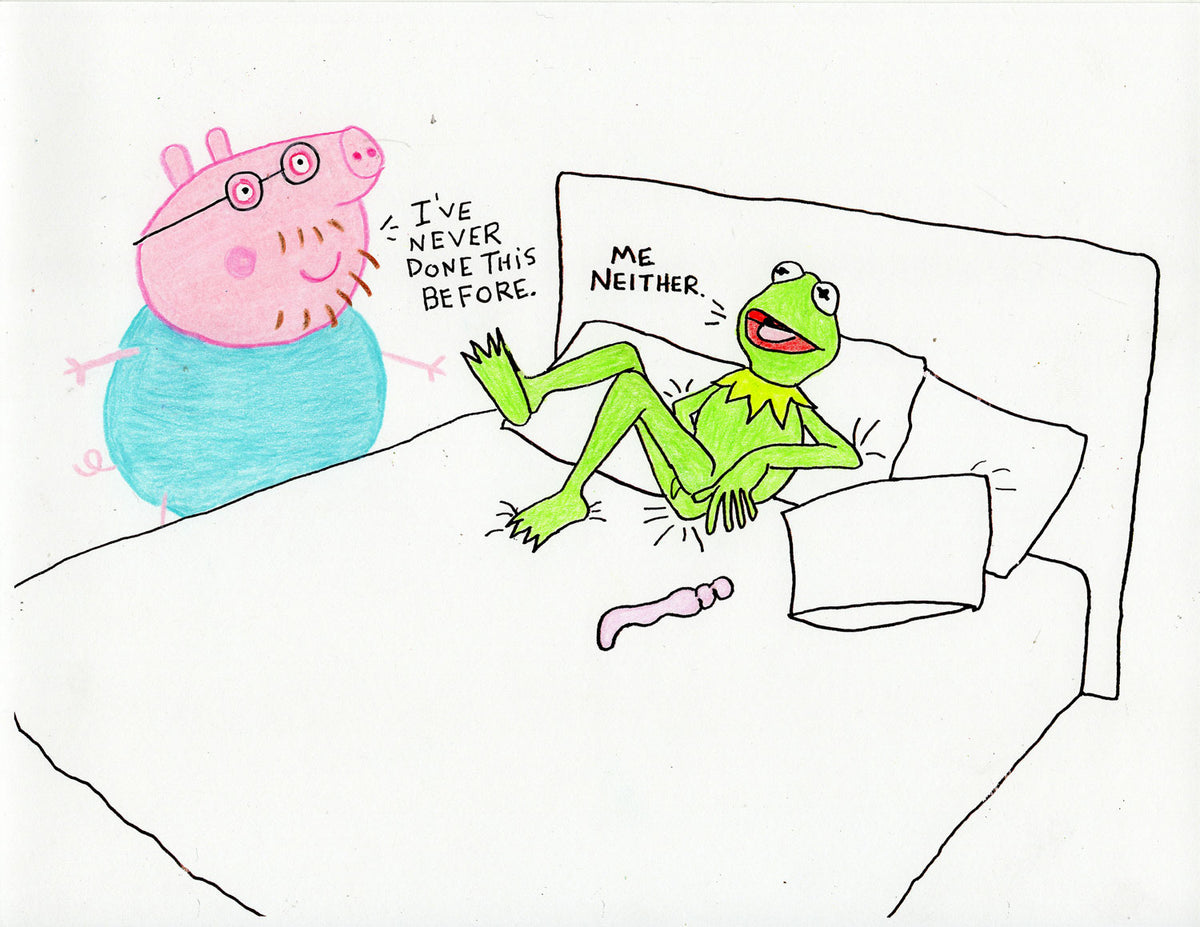 KERMITS DATING HISTORY (22 ORIGINAL DRAWINGS)