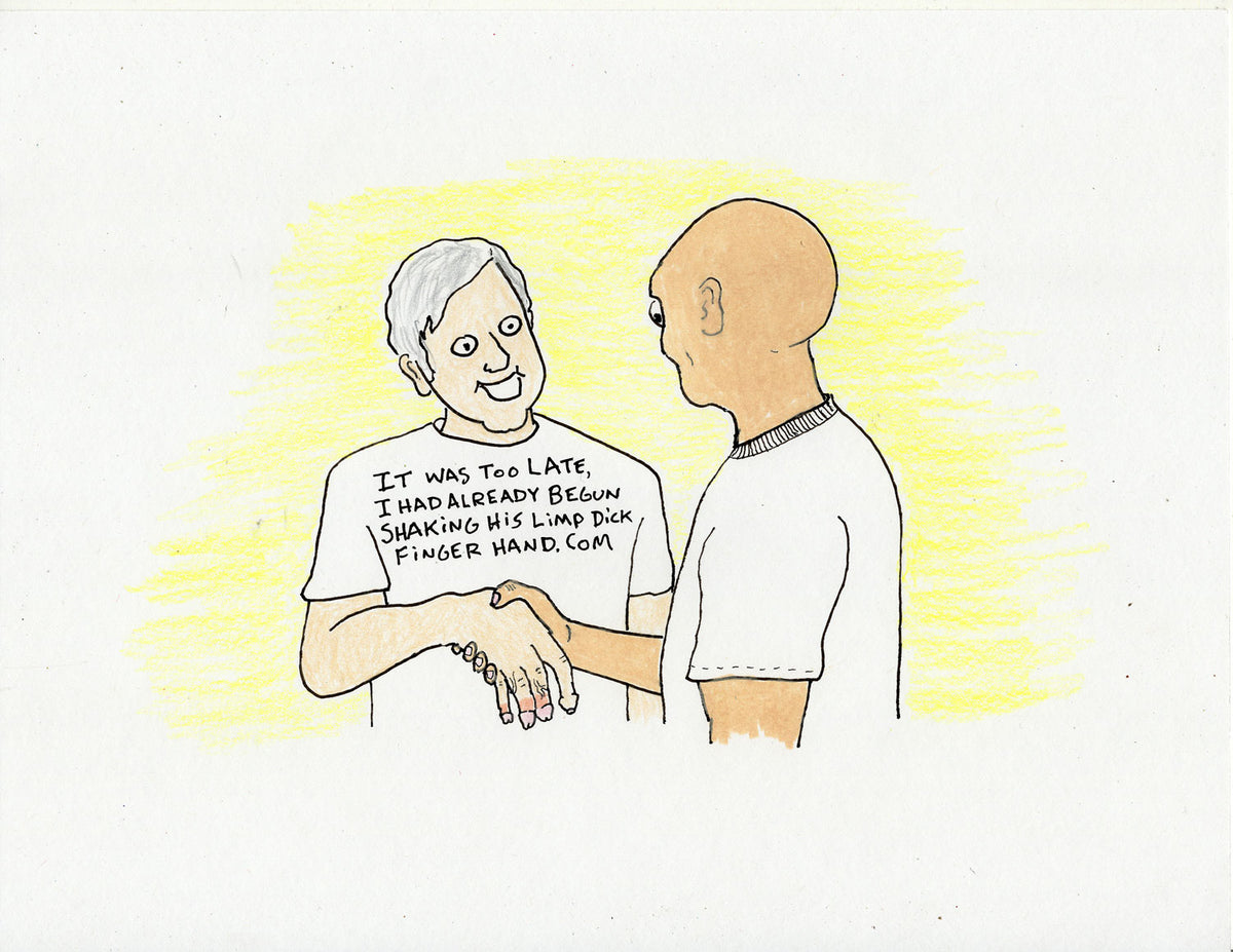 IT WAS TOO LATE I HAD ALREADY BEGAN SHAKING HIS LIMP DICK FINGER HAND.COM