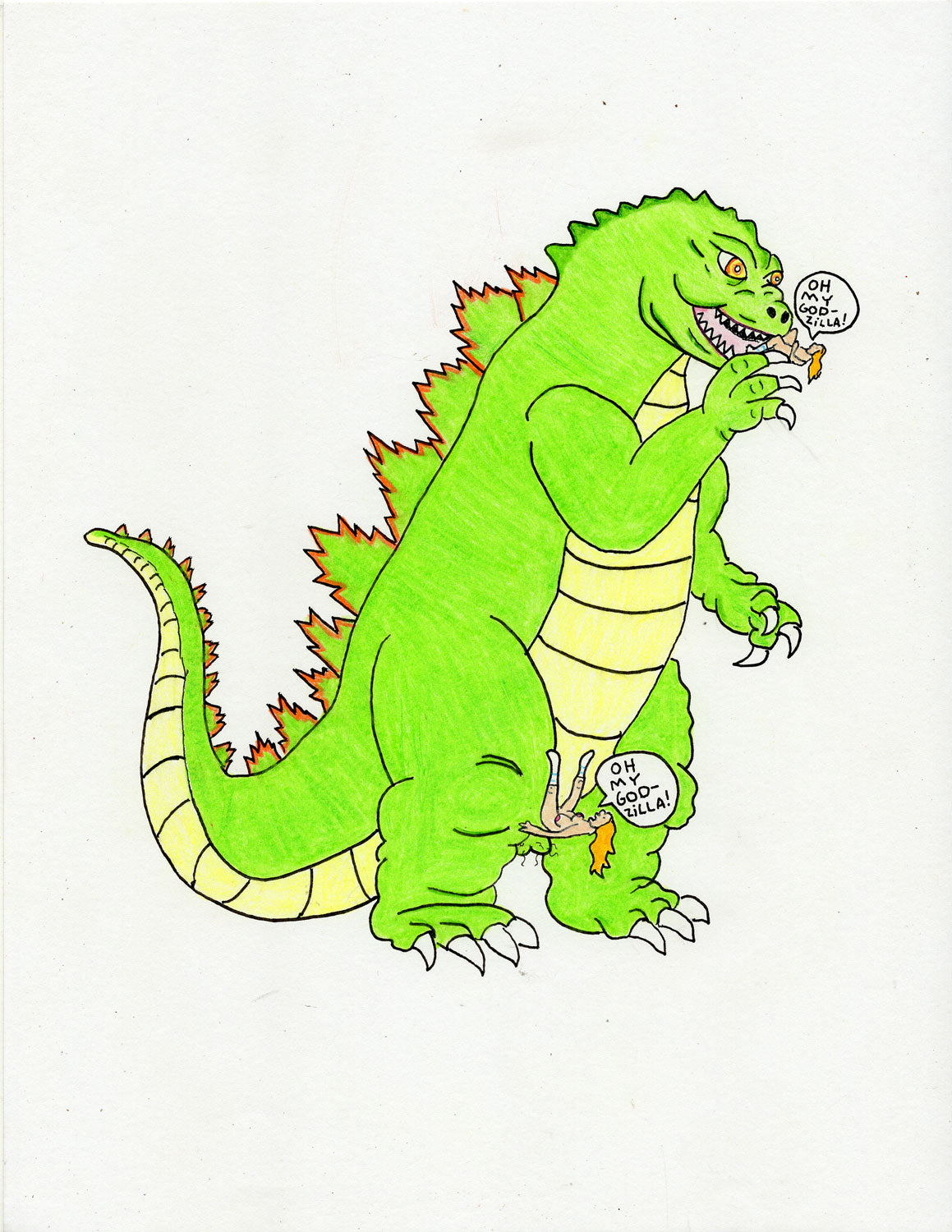 OH MY GODZILLA FULL BODY PARTY OF 3