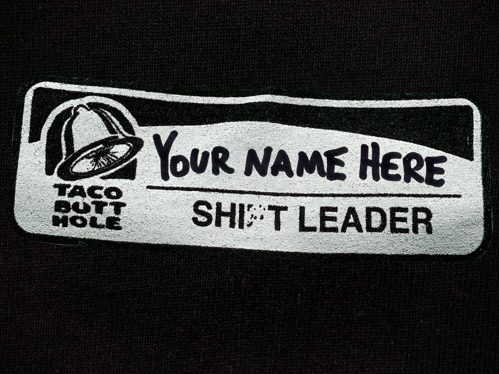 TACO BUTTHOLE TSHIRT (NEON ORANGE) – POROUS WALKER