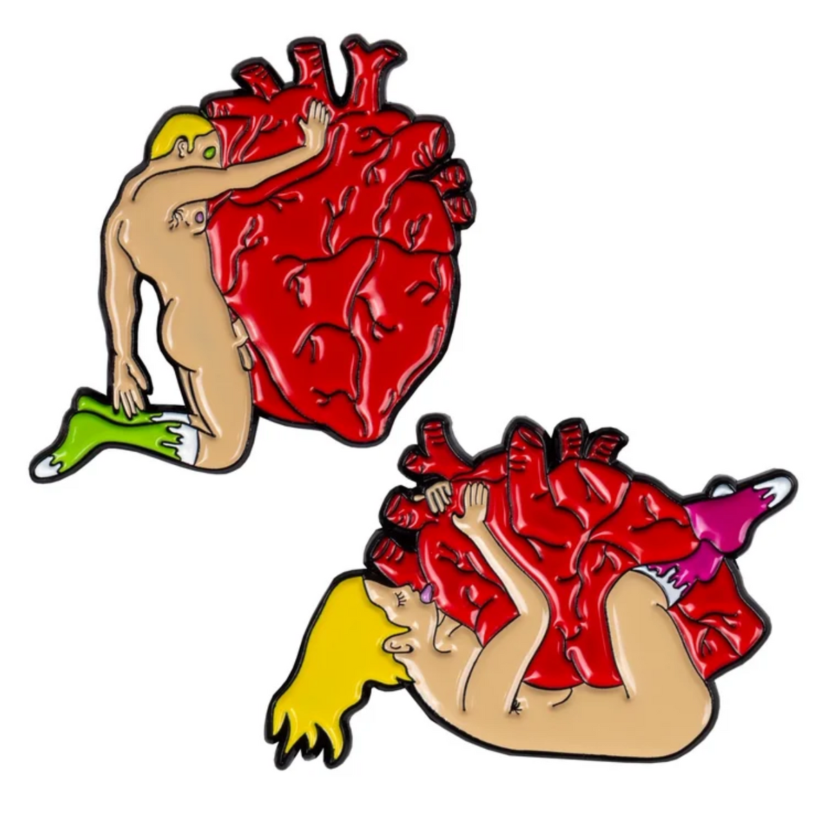 LOVE LOVE 2 PIN SET