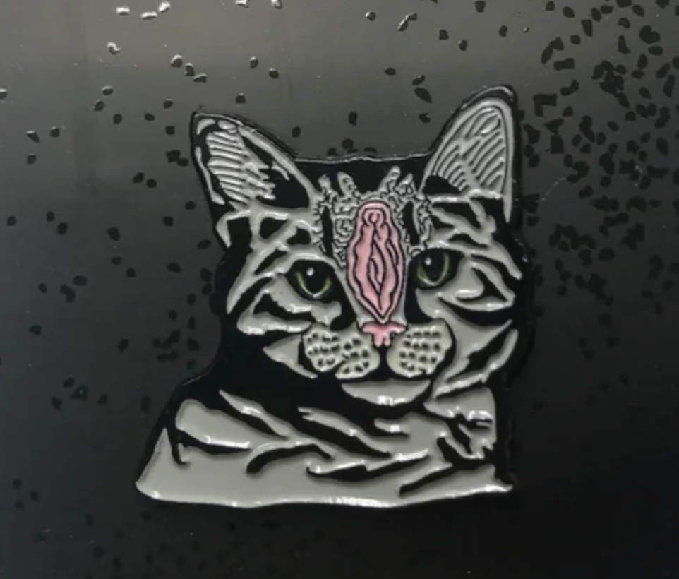 Marty Cunt Face LIMITED EDITION print and PIN
