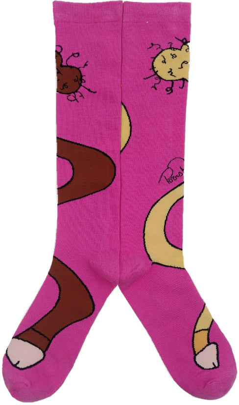 PINK DONGZ WRAP AROUND SOX + Sticker Pack
