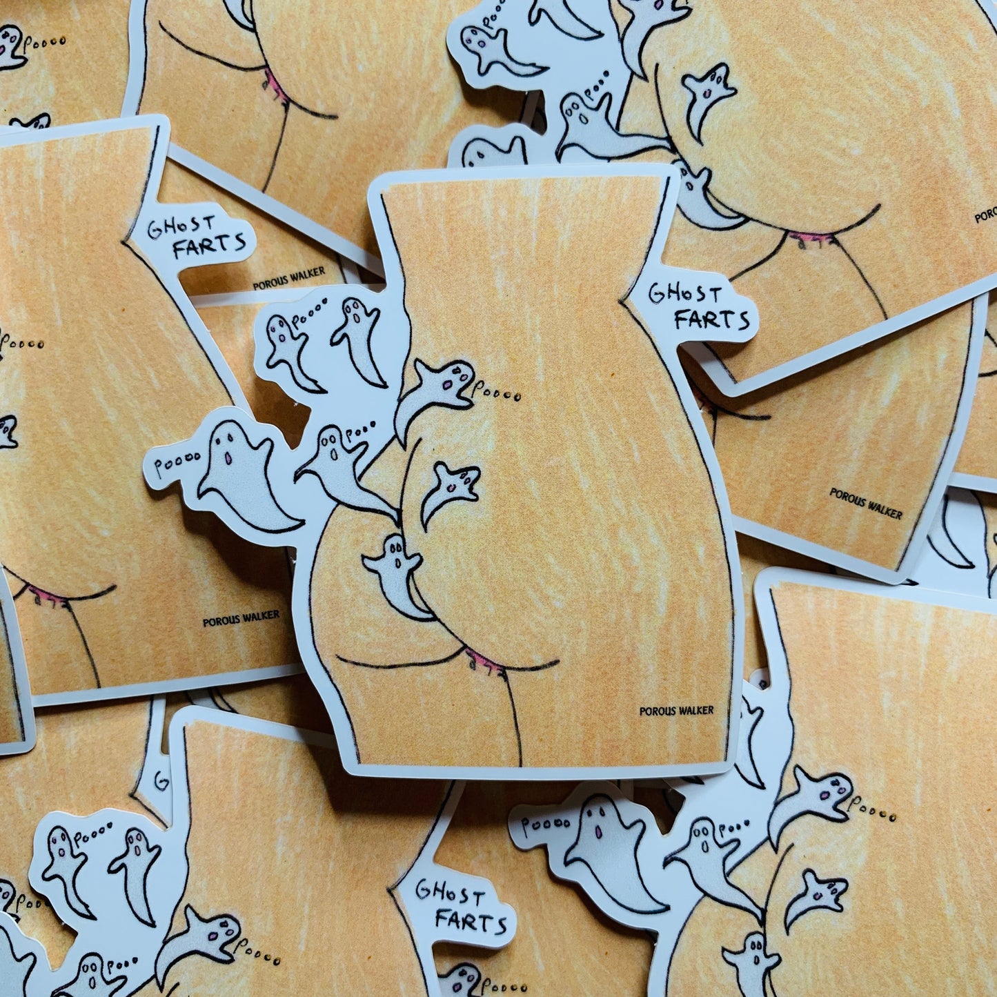 GHOST FARTS LIMITED EDITION ENAMEL PIN