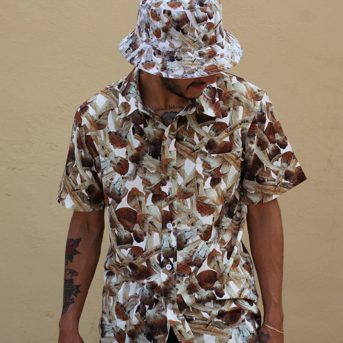 BAG OF SHROOMS REVERSIBLE BUCKET HAT