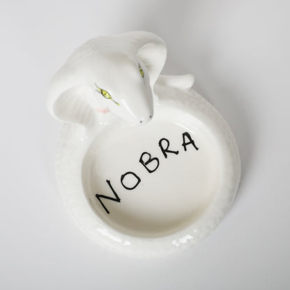 RARE ALBINO NOBRA BOWL LIMITED EDITION CERAMIC