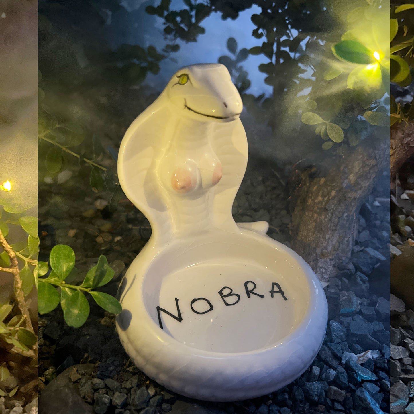 RARE ALBINO NOBRA BOWL LIMITED EDITION CERAMIC