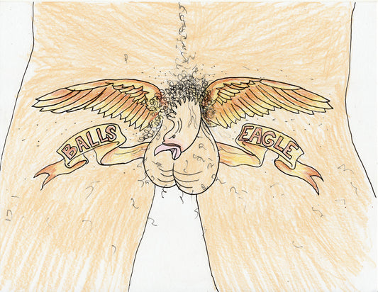 BALLS EAGLE TATTOO CONCEPT