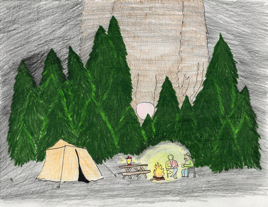 CAMPING AT NIGHT