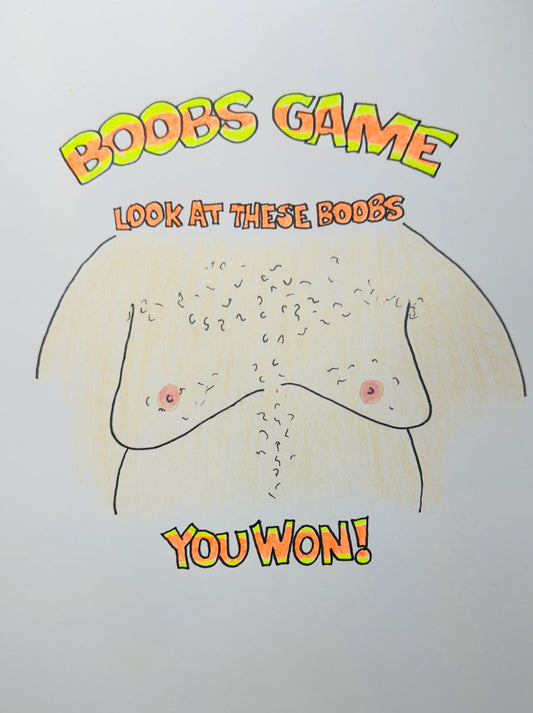 BOOBS GAME (2 ORIGINAL DRAWINGS)