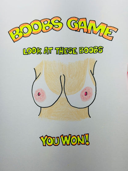 BOOBS GAME (2 ORIGINAL DRAWINGS)