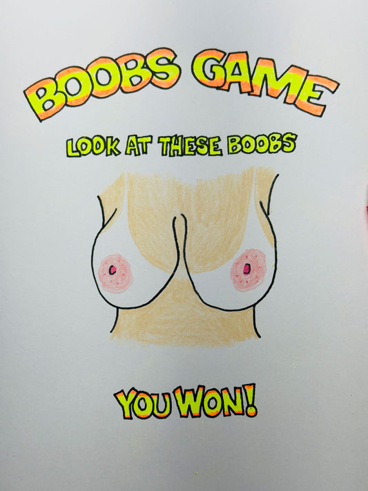 BOOBS GAME (2 ORIGINAL DRAWINGS)