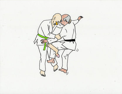MARTIAL ARTS (2 ORIGINAL DRAWINGS)