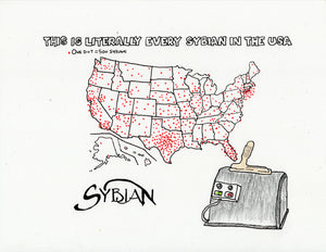 MAP OF EVERY SYBIAN IN USA