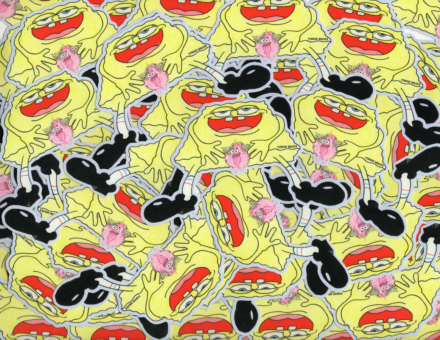 FREAKBOB TEE (YELLOW) + FREE PRINT