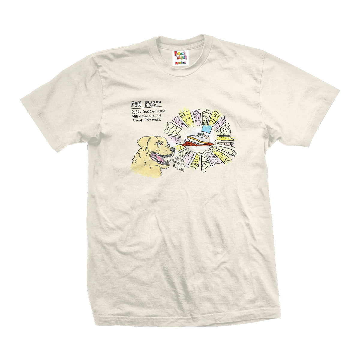 FUN FACT TEE (NATURAL)