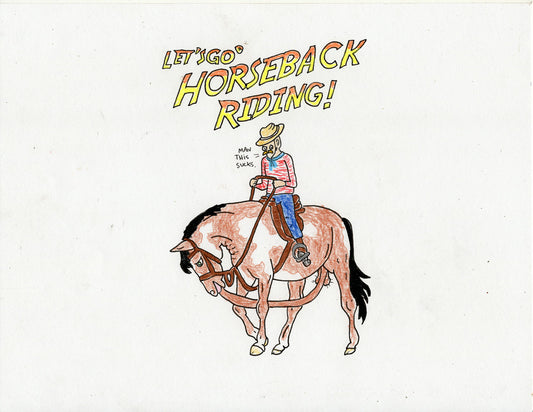 HORSEBACK RIDING AD