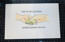 Load image into Gallery viewer, HOW TO GET A BJ BY ANYONE NAMED... (CUSTOMIZABLE) LIMITED EDITION PRINT SIGNED (11&quot;x17&quot;)