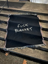 Load image into Gallery viewer, FUCK BLANKET (Black)