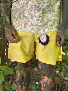 ALWAYS WATCHING SHORTS (YELLOW)