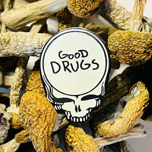GOOD DRUGS (GLOW IN THE DARK) PIN