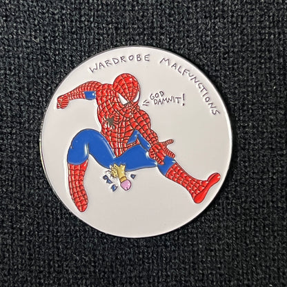 WARDROBE MALFUNCTION PIN (SPIDEY)