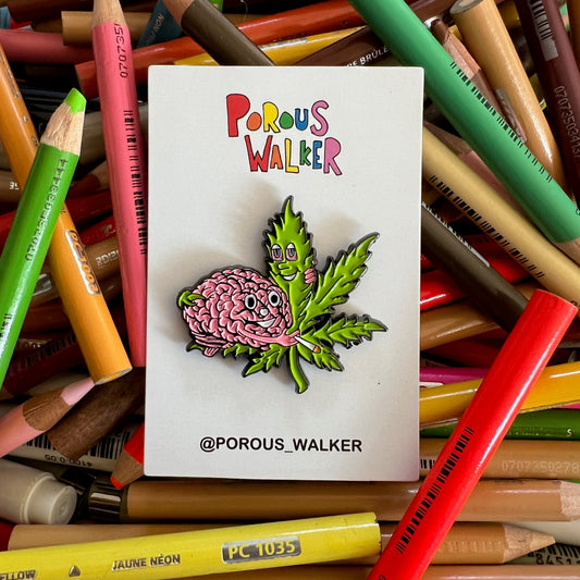 BRAIN AND FRIEND PIN