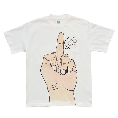 IT'S NOT YOU, IT'S ME SHIRT DOUBLE SIDED T(WHITE)
