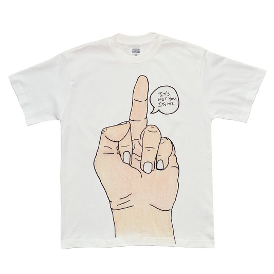 IT'S NOT YOU, IT'S ME SHIRT DOUBLE SIDED T(WHITE)
