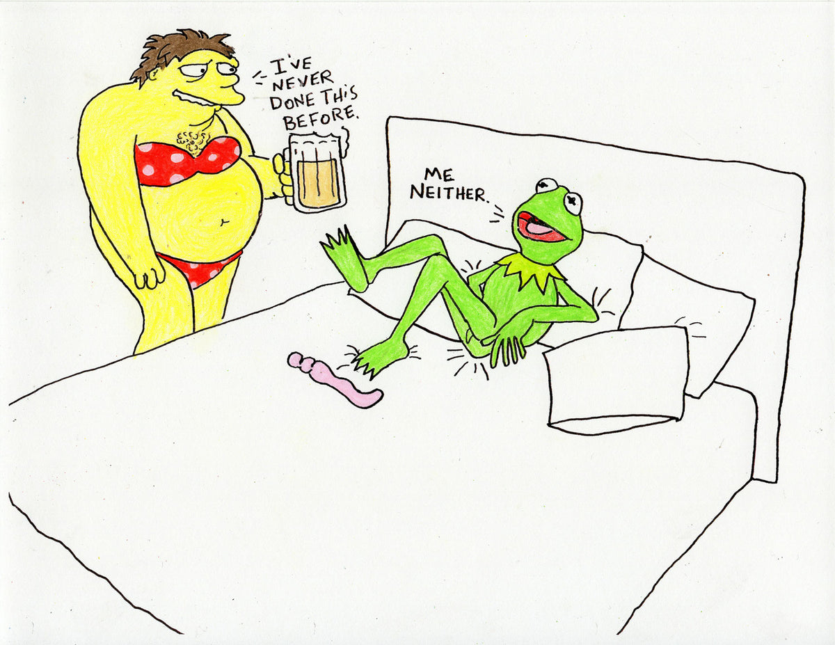 KERMITS DATING HISTORY (22 ORIGINAL DRAWINGS)