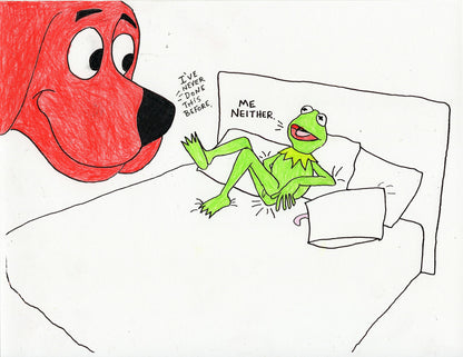 KERMITS DATING HISTORY (22 ORIGINAL DRAWINGS)