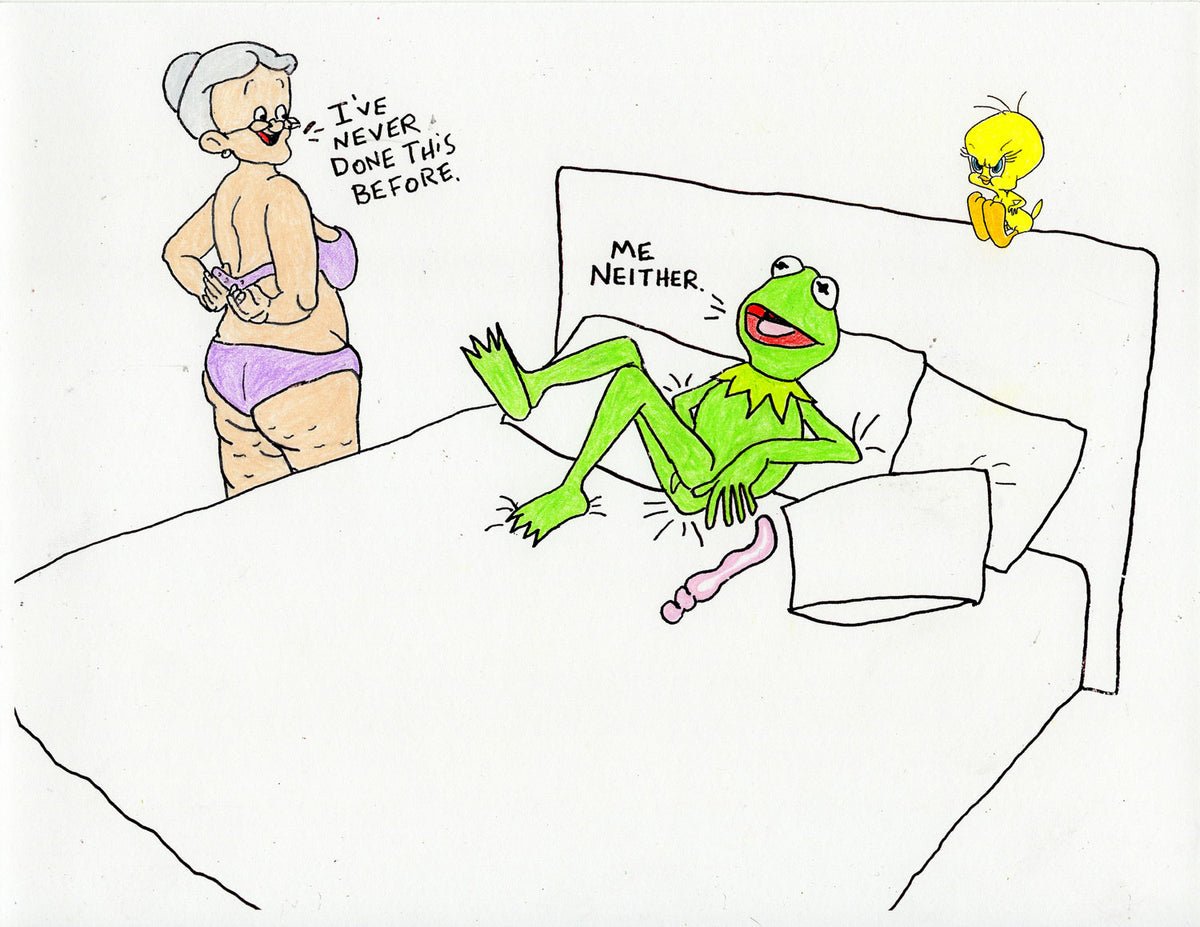 KERMITS DATING HISTORY (22 ORIGINAL DRAWINGS)