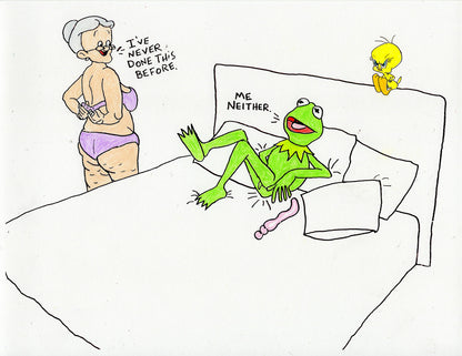 KERMITS DATING HISTORY (22 ORIGINAL DRAWINGS)