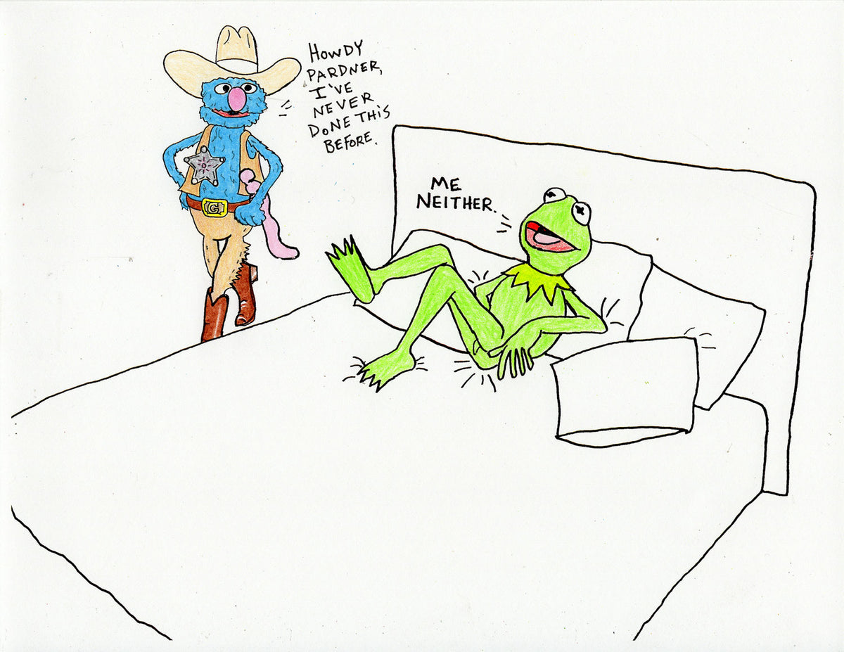 KERMITS DATING HISTORY (22 ORIGINAL DRAWINGS)