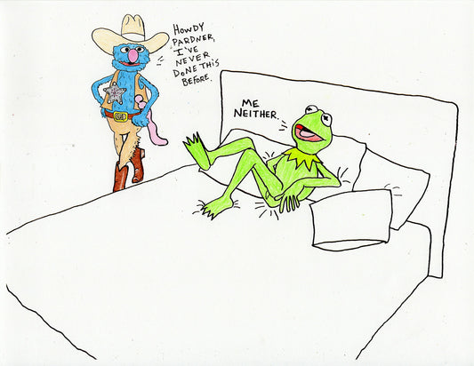 KERMITS DATING HISTORY (22 ORIGINAL DRAWINGS)