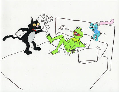 KERMITS DATING HISTORY (22 ORIGINAL DRAWINGS)