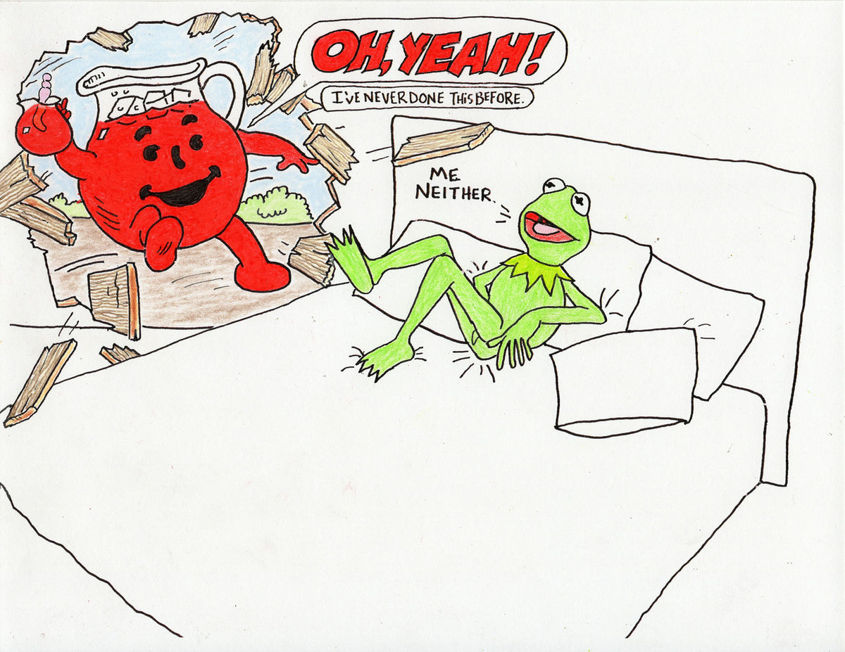 KERMITS DATING HISTORY (22 ORIGINAL DRAWINGS)