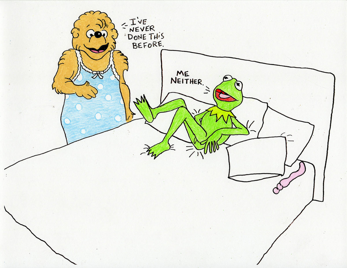 KERMITS DATING HISTORY (22 ORIGINAL DRAWINGS)