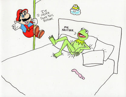 KERMITS DATING HISTORY (22 ORIGINAL DRAWINGS)