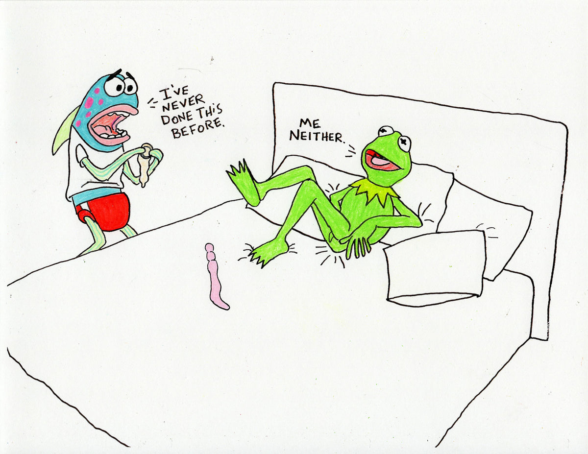 KERMITS DATING HISTORY (22 ORIGINAL DRAWINGS)
