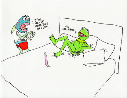 KERMITS DATING HISTORY (22 ORIGINAL DRAWINGS)