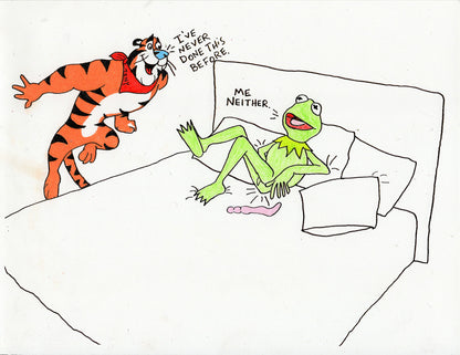 KERMITS DATING HISTORY (22 ORIGINAL DRAWINGS)