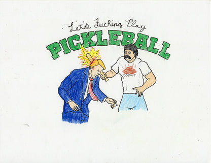 PICKLEBALL SET (4 ORIGINAL DRAWINGS!)