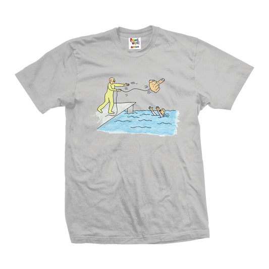 LIFE SAVER TEE (ATHLETIC GREY)