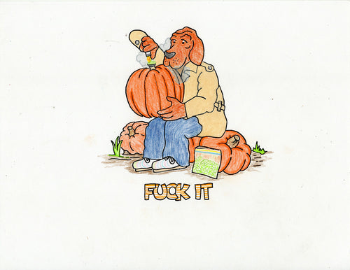 TAKE A BONG OUT OF PUMPKIN MCGRUFF